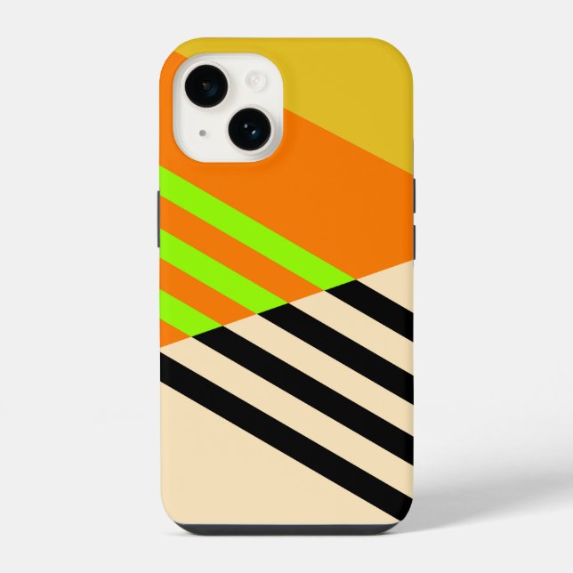 Abstrakt und bunt iPhone 14 hülle (Rückseite)