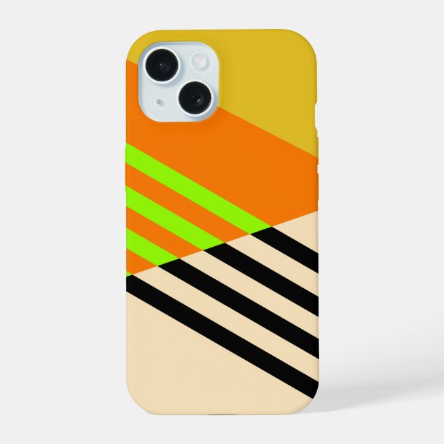 Abstrakt und bunt iPhone 15 hülle (Rückseite)