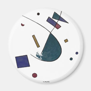 Abstrakt Verdi Magnet