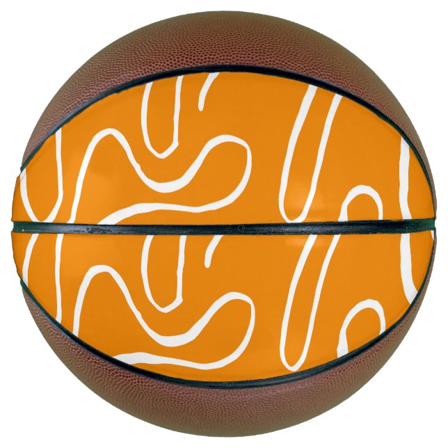 Abstrakt Vibes Pattern Basketball (Vorderseite)