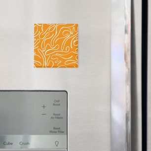 Abstrakt Vibes Pattern Magnet