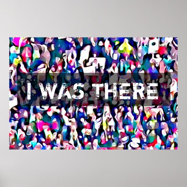 Abstrakt vom Foto am März für Frauenprotest Poster (Vorne)