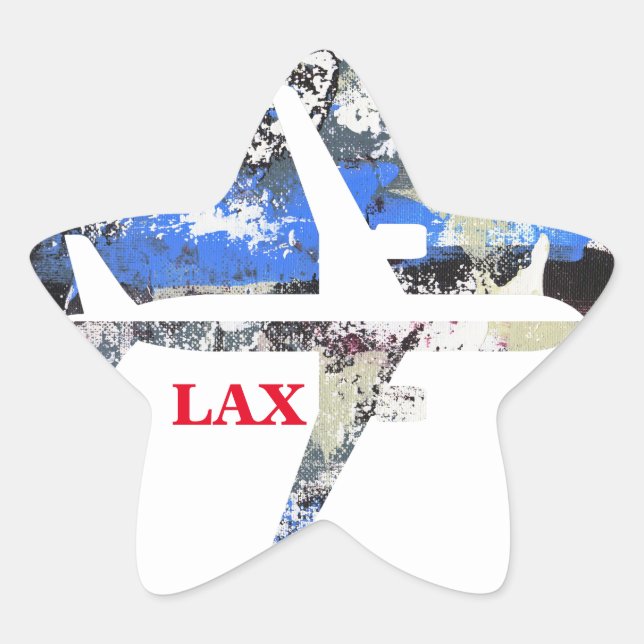 Abstrakt von Michael Moffa Stern-Aufkleber (Vorderseite)