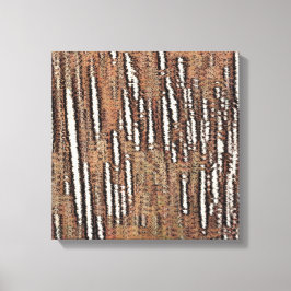 Abstrakt-waldrot Leinwanddruck