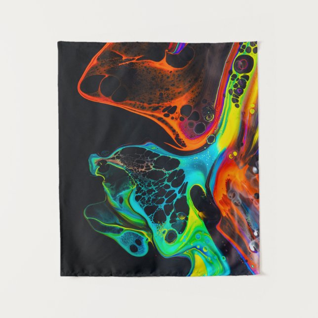 abstrakt wandteppich (Vorderseite)