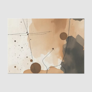 Abstrakt warme Minimalistische Schichten Seidenpapier