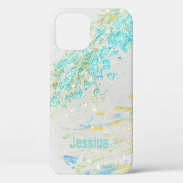 Abstrakt WaVe Türkis Personalisiert Art IPhone Case-Mate iPhone Hülle