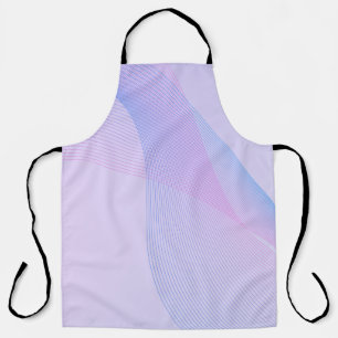 Abstrakt Wavelines Pink Blue Schürze