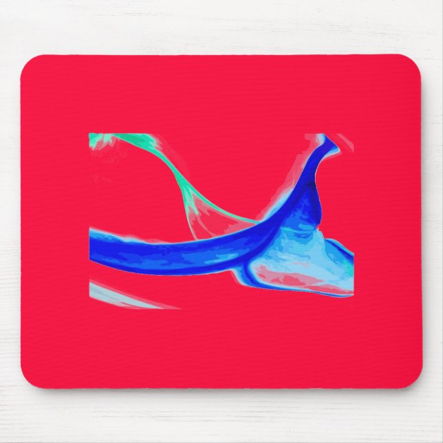 Abstrakt Waves Mouse Pad Mousepad (Vorne)