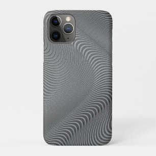 Abstrakt Wavy Gray Case-Mate iPhone Hülle