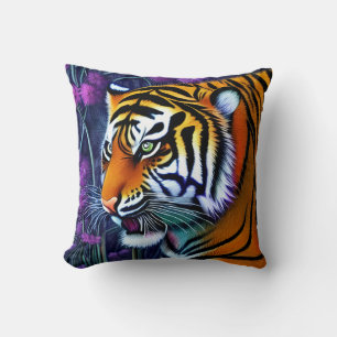 Abstrakt Wild Majestic Predator Tiger Kissen