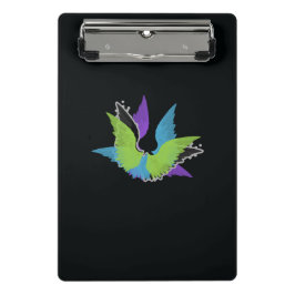 Abstrakt Wings Mini-Zwischenablage Mini Klemmbrett