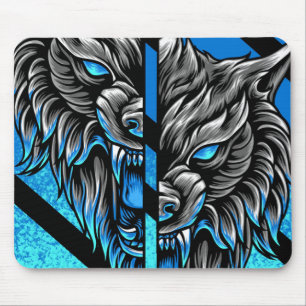Abstrakt Wolf Mouse Pad Mousepad
