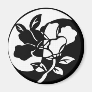 Abstrakt Yen Yang Locker, Kühlschrank oder Aktensc Magnet