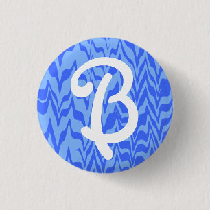 Abstrakt ZigZag Swirl Button