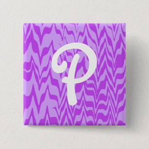 Abstrakt ZigZag Swirl Button