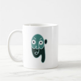 Abstrakt Zombie Face Kaffeetasse