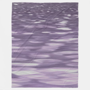 Abstrakte 1: Ultra Violet Shimmer Fleecedecke