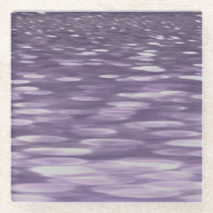 Abstrakte 1: Ultra Violet Shimmer Glasuntersetzer
