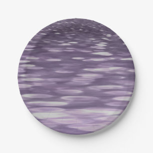 Abstrakte 1: Ultra Violet Shimmer Pappteller