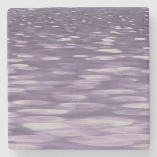 Abstrakte 1: Ultra Violet Shimmer Steinuntersetzer
