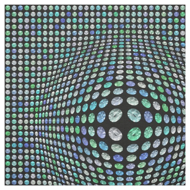 abstrakte 3D-Art 9B-Stoffe Stoff (Muster)