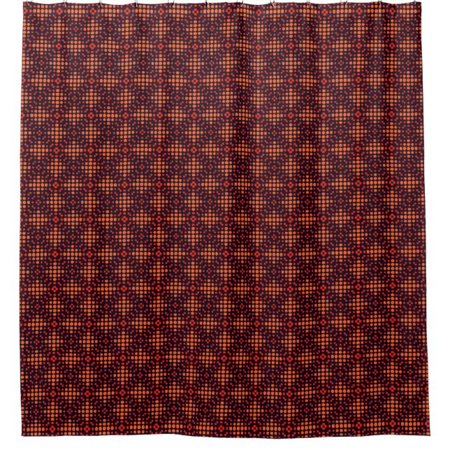 Abstrakte 3D-Illustration des modernen Pattern3d i Duschvorhang (Vorderseite)