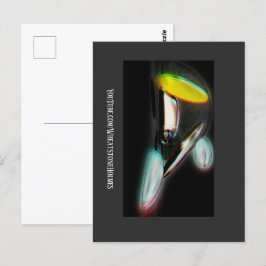 Abstrakte 3D Postkarte