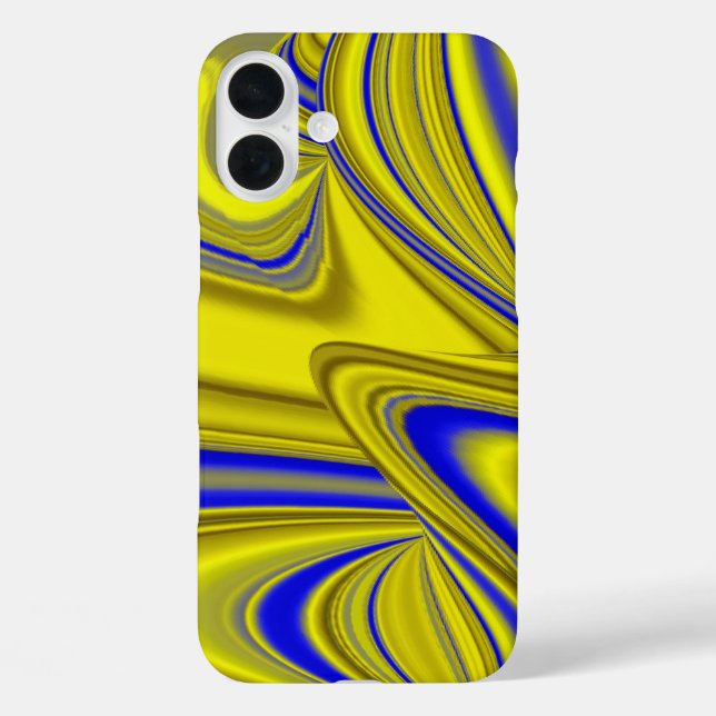 Abstrakte 3D-Regenbogenkunst in Gelb und Blau title_seo2 (Rückseite)