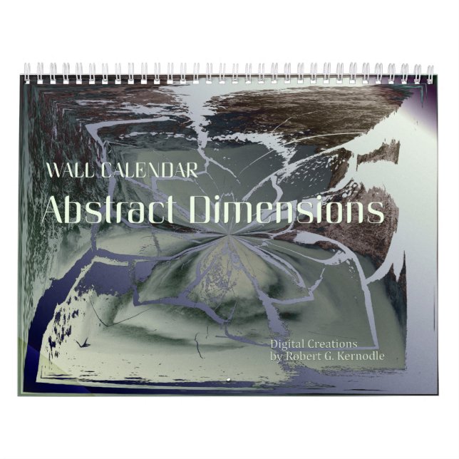Abstrakte Abmessungen des Wandkalenders Kalender (Titelbild)