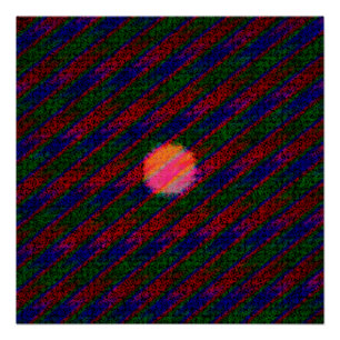 Abstrakte Acrylic Psychedelic Painting Poster