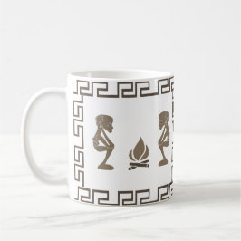 Abstrakte afrikanische Stammeskunst Kaffeetasse