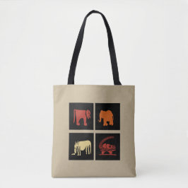 Abstrakte afrikanische Stammeskunst Tasche