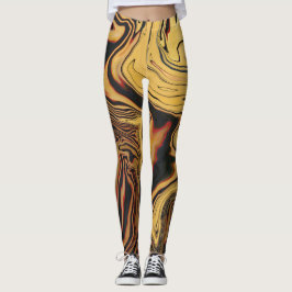 Abstrakte ägyptische Farbe Leggings