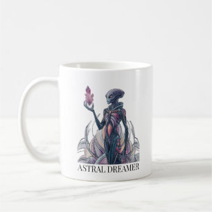Abstrakte Alien Kaffeetasse
