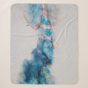 Abstrakte alkoholfreie Tinte Art Background Sherpadecke
