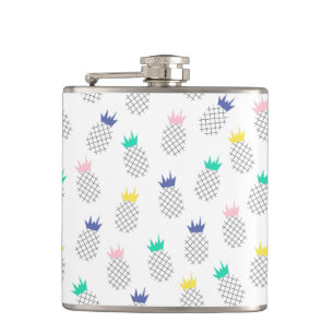 Abstrakte Ananas Flachmann