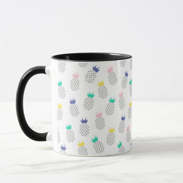 Abstrakte Ananas Tasse (Links)