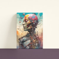Abstrakte anatomische Canvas-Leinwand