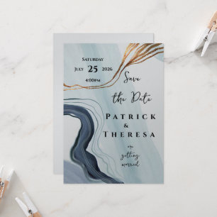 Abstrakte Ankündigung Datum freihalten