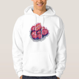 Abstrakte Äpfel Hoodie