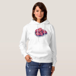 Abstrakte Äpfel Hoodie