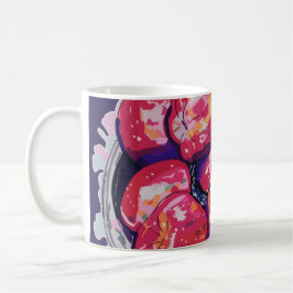 Abstrakte Äpfel Kaffeetasse