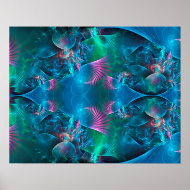 Abstrakte Apophyse Fraktal III Poster (Vorne)