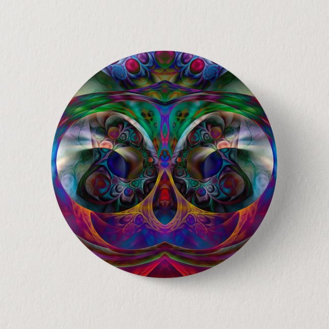 Abstrakte Apophyse I Button (Vorderseite)