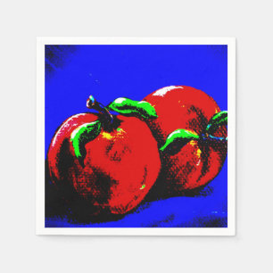 Abstrakte Apple-Servietten Serviette