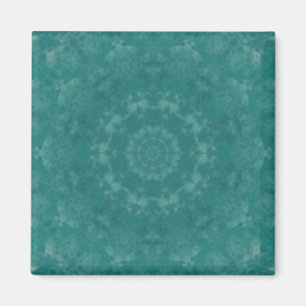 Abstrakte Aqua-Wirbel Kaleidoskop-Magnete Magnet