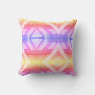 Abstrakte Aquarell-Geometrie-Muster Kissen