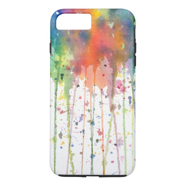 Abstrakte Aquarell-Kunst mit Tropfen Case-Mate iPhone Hülle (Rückseite)