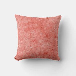 Abstrakte Aquarell-Rot- und Roségold-Dekoration Kissen